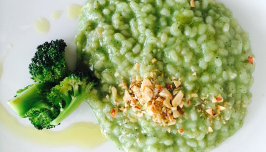 SEMI WHOLE BALILLA RICE WITH BROCCOLI CREAM