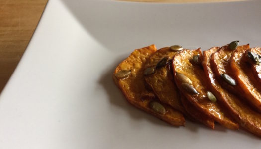 PUMPKIN WITH SOY SAUCE AND TOASTED SEEDS