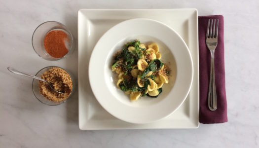 ORECCHIETTE WITH TURNIP TOPS