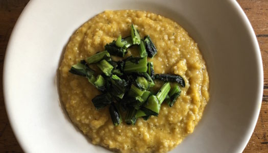 BUTTERNUT SQUASH CREAM WITH MILLET