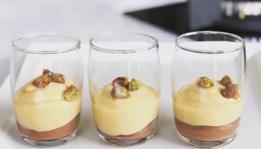 MOUSSE DI CACHI E CIOCCOLATO