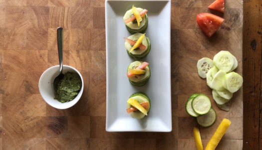 RAW VEGGIE FINGER FOOD