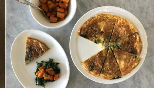 FRITTATA ZUCCA E SPINACI